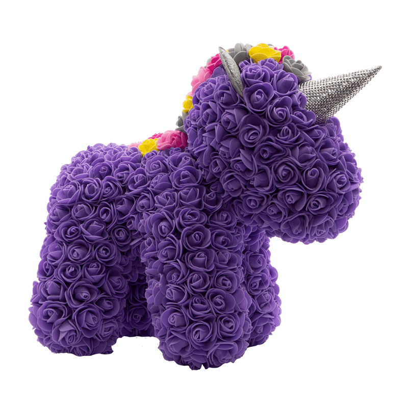 Purple Rose Unicorn