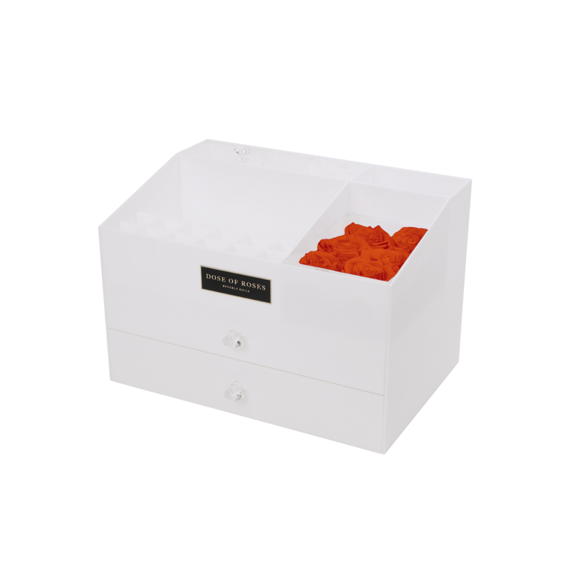 Orange Rose Makeup Box